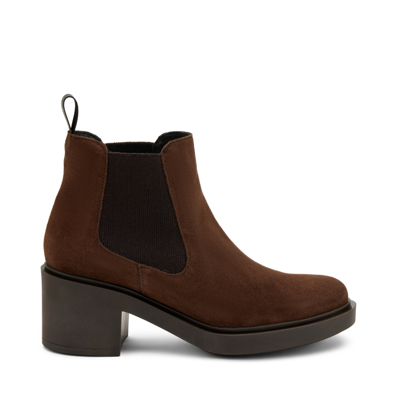 Heeled colour-block suede Chelsea boots - beatles | Frau Shoes | Official Online Shop