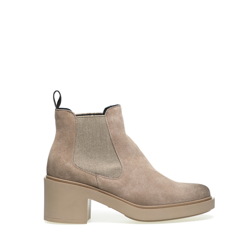 Heeled suede Chelsea boots | Frau Shoes | Official Online Shop