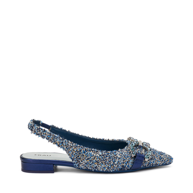 Slingback aus Bouclé mit Schmuckdetail | Frau Shoes | Official Online Shop