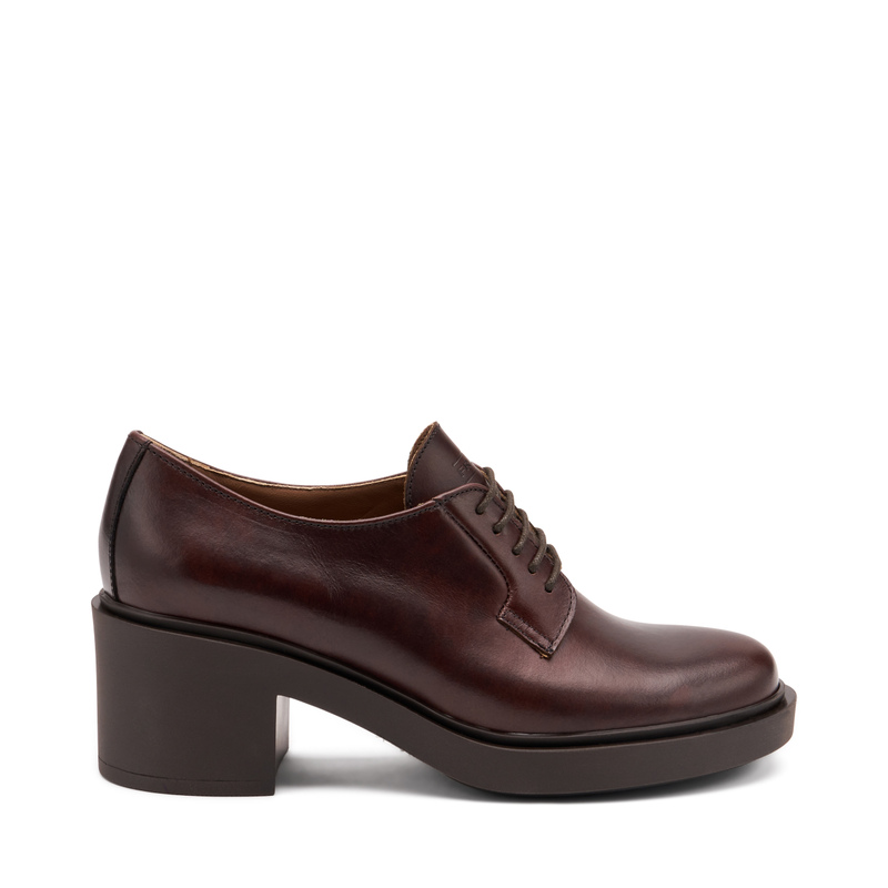 Heeled leather lace-ups - FW23 Collection | Frau Shoes | Official Online Shop