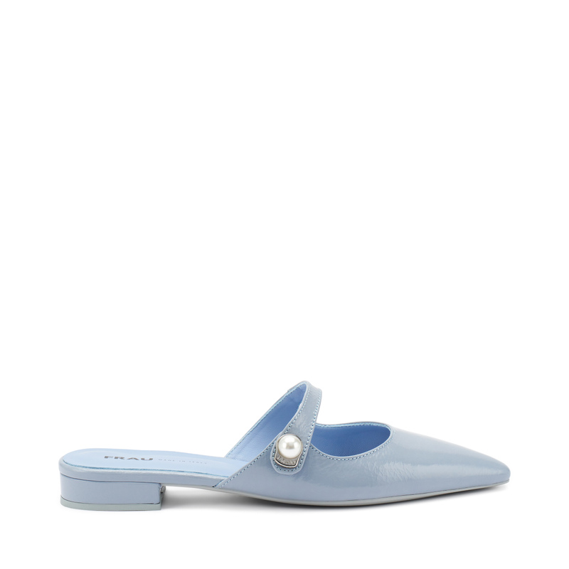 Sabot aus Lackleder mit Perlenschmuck | Frau Shoes | Official Online Shop