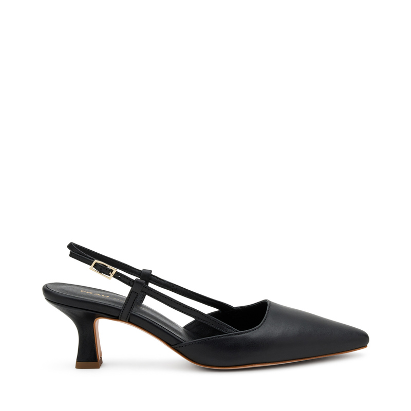 Heeled leather slingbacks - Slingback | Frau Shoes | Official Online Shop