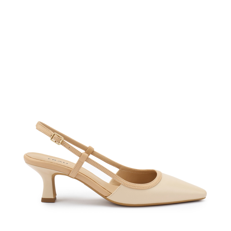 Slingback aus Leder in Nude | Frau Shoes | Official Online Shop