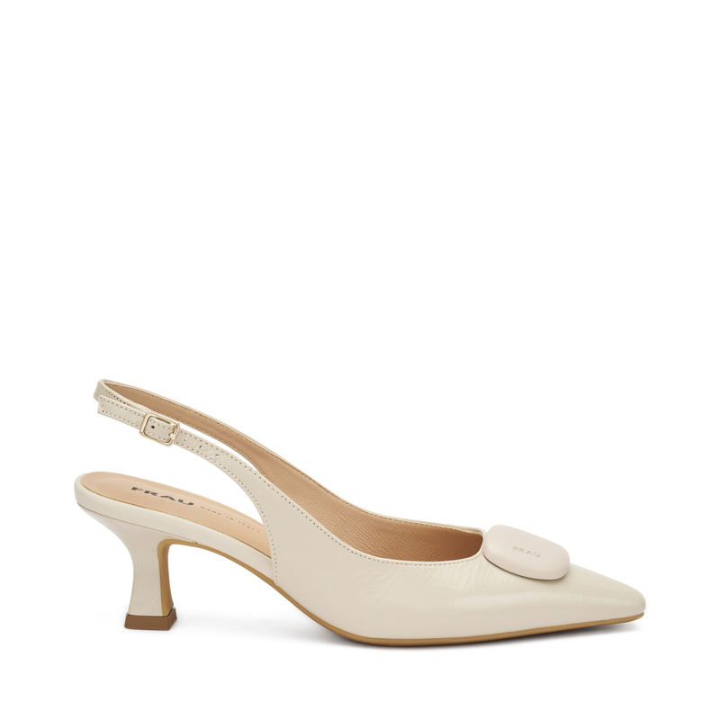 Slingback aus Lackleder mit Accessoire | Frau Shoes | Official Online Shop
