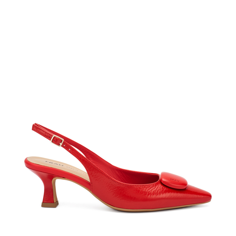 Slingback aus Lackleder mit Accessoire | Frau Shoes | Official Online Shop