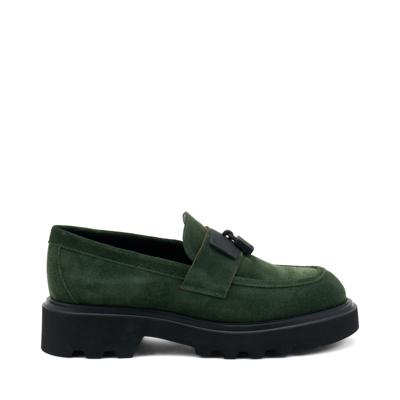 Loafers with lug sole and accessory | Frau Shoes | Official Online Shop