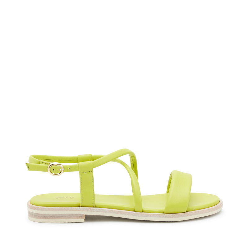 Leather sandals with soft straps - Color Block | Frau Shoes | Official Online Shop