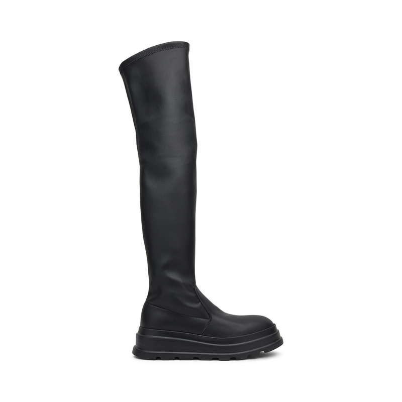 Thigh-high boots with platform sole - Boots | Frau Shoes | Official Online Shop