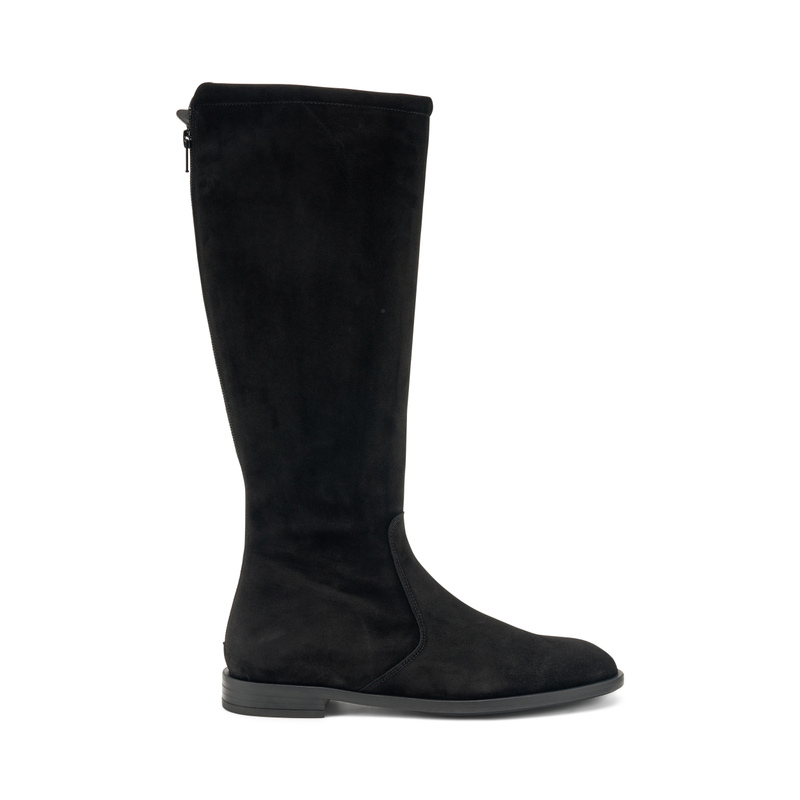 Overknee-Stiefel aus Veloursleder | Frau Shoes | Official Online Shop