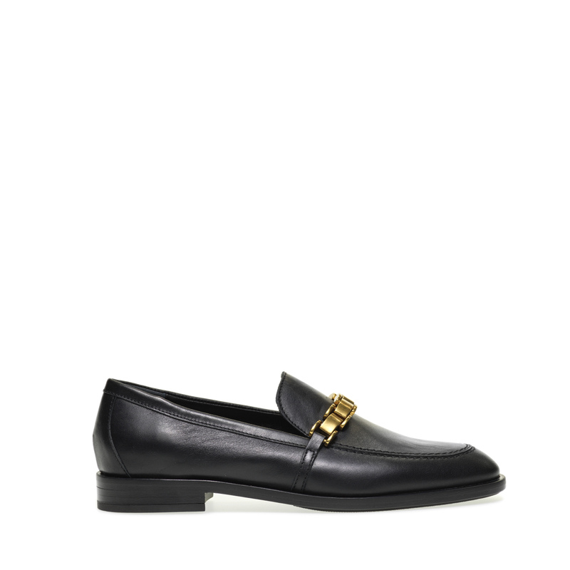 Elegant loafers with chain detail - FW22 Collection | Frau Shoes | Official Online Shop