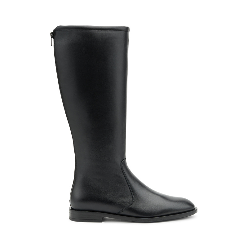 Leather knee-high boots - Boots | Frau Shoes | Official Online Shop