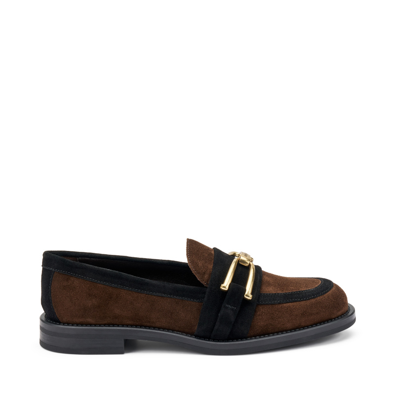 Suede loafers with clasp detail | Frau Shoes | Official Online Shop