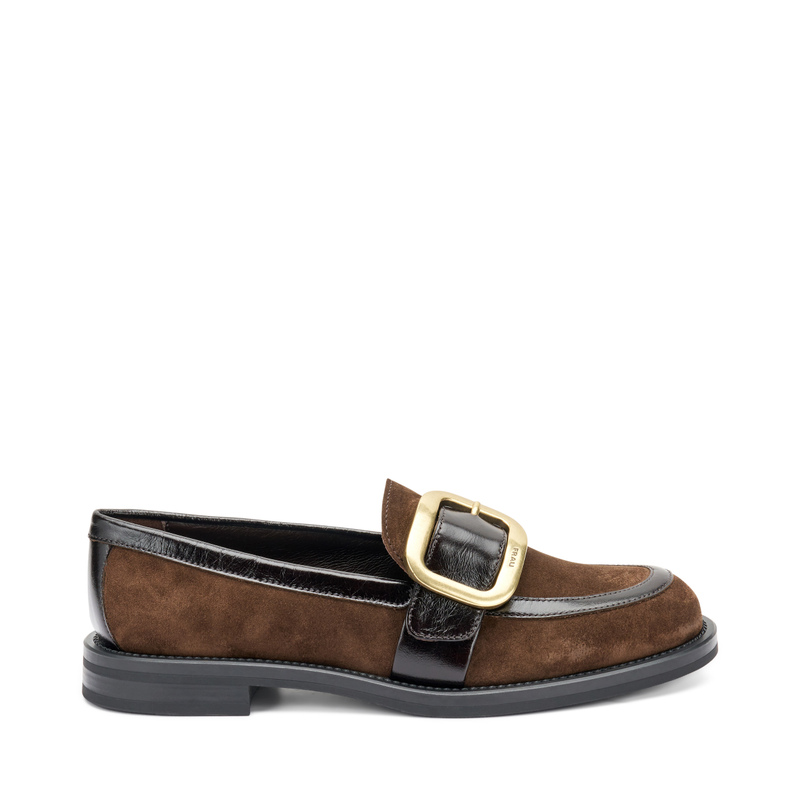 Suede loafers with buckle | Frau Shoes | Official Online Shop