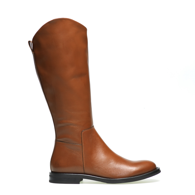 Leather riding boots - Boots | Frau Shoes | Official Online Shop