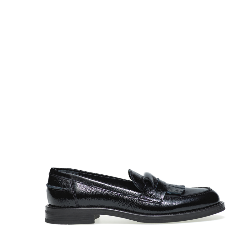 Loafers with patent leather fringing | Frau Shoes | Official Online Shop