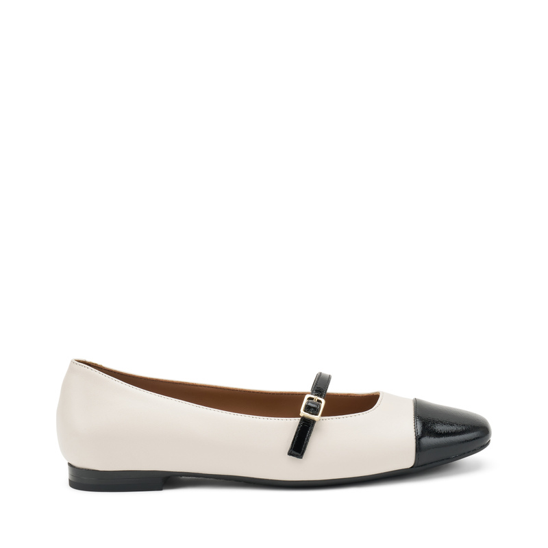 Two-tone Mary Jane ballet flats - F / W 2024 | Woman's Collection | Frau Shoes | Official Online Shop