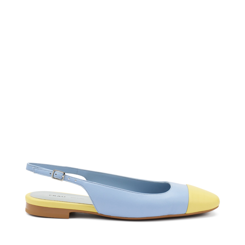 Slingback mit kontrastierender Zehenkappe | Frau Shoes | Official Online Shop