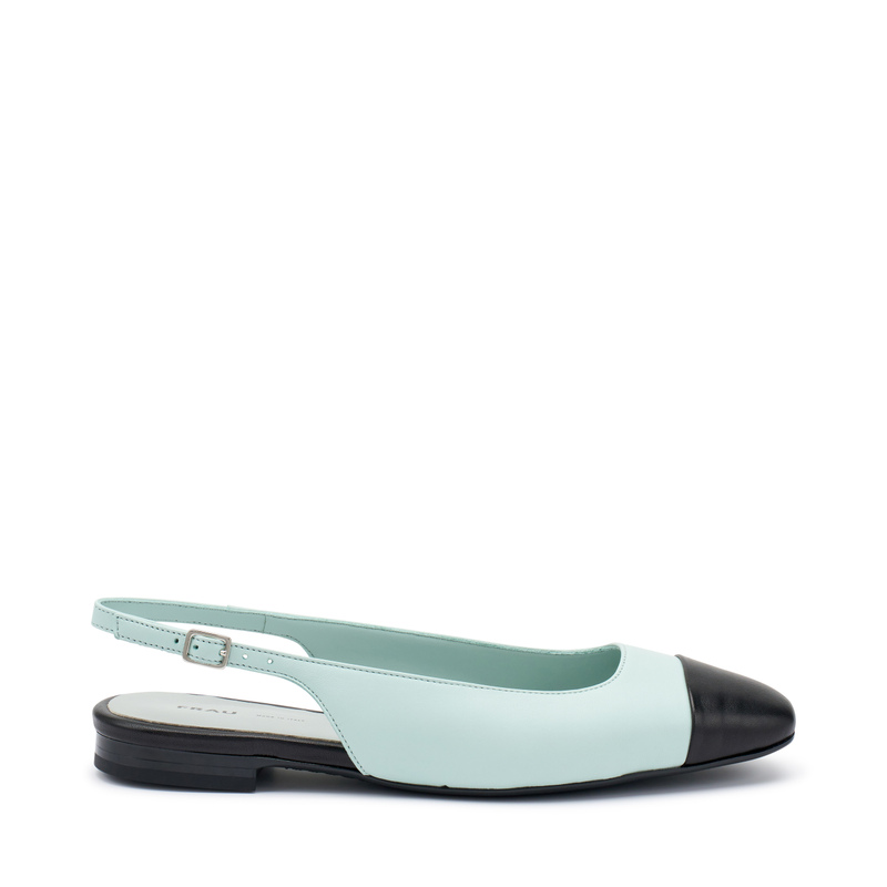 Slingback mit kontrastierender Zehenkappe - Color Block | Frau Shoes | Official Online Shop