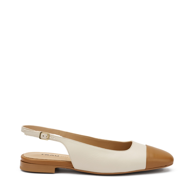 Slingbacks with contrasting toe - Flats & Slingback | Frau Shoes | Official Online Shop