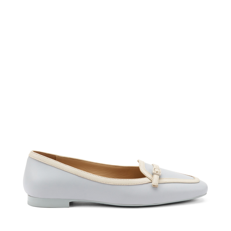 Ballerinas aus zweifarbigem Leder | Frau Shoes | Official Online Shop