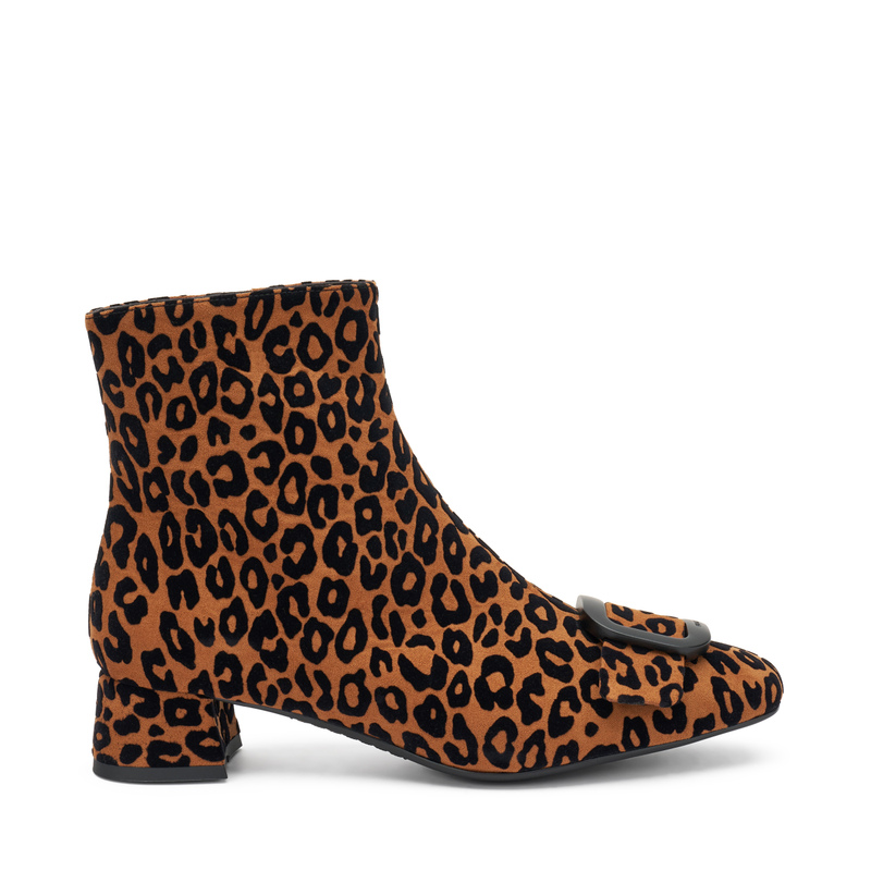 Stivaletti con tacco leo print | Frau Shoes | Official Online Shop