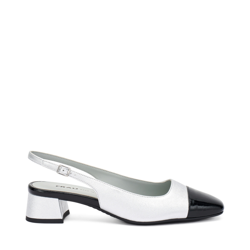Two-tone laminated slingbacks | Frau Shoes | Official Online Shop