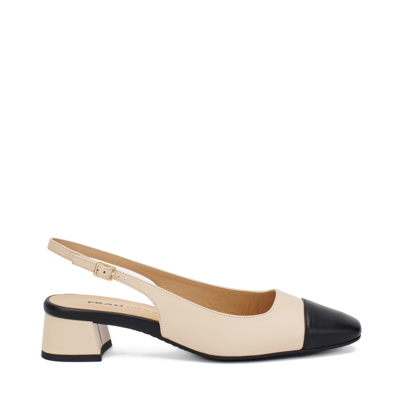 Zweifarbiger Slingback | Frau Shoes | Official Online Shop