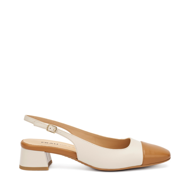 Zweifarbiger Slingback | Frau Shoes | Official Online Shop