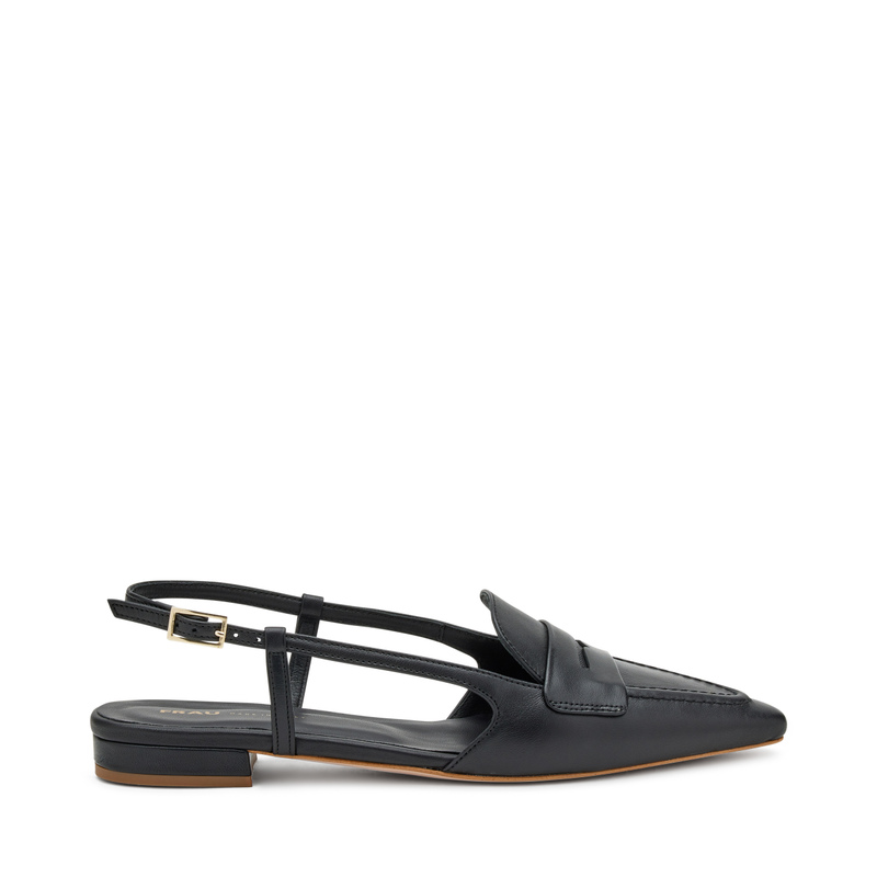 Leather pointed-toe slingbacks - Flats & Slingback | Frau Shoes | Official Online Shop