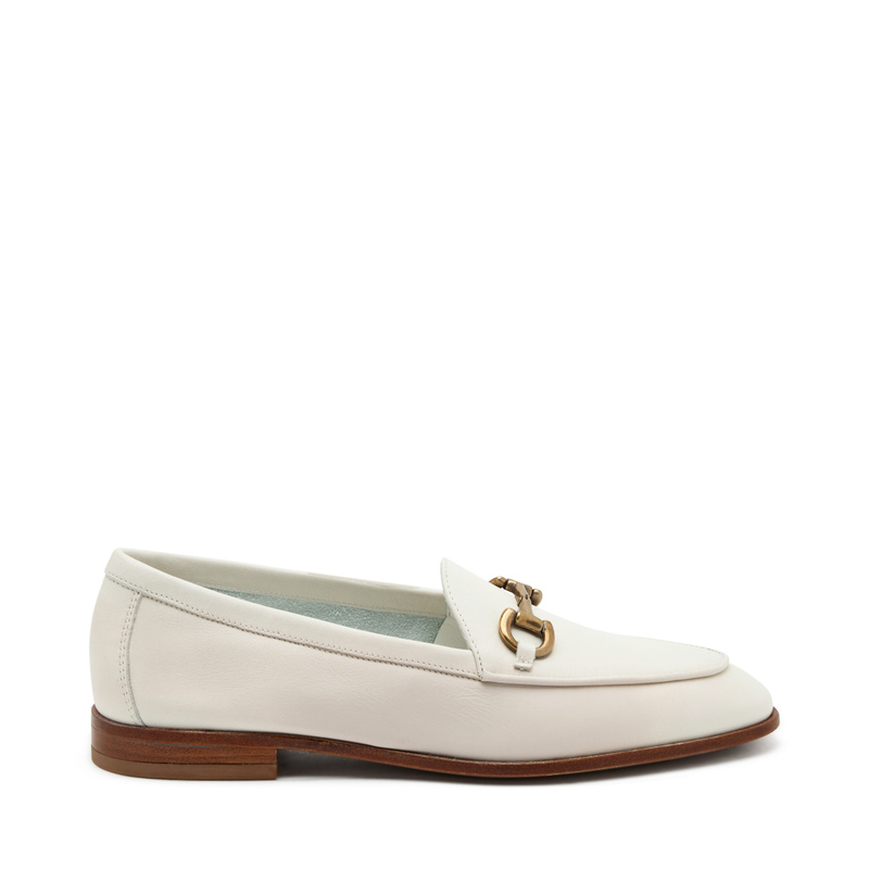 Elegant leather loafers with clasp detail - Loafers & Sabot | Frau Shoes | Official Online Shop
