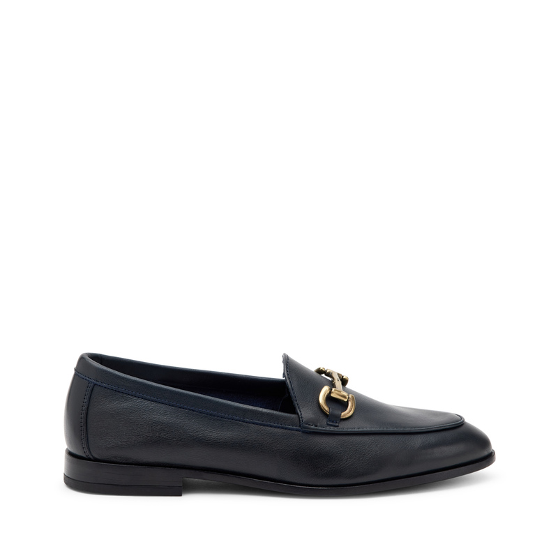 Mokassin aus Leder mit Spange - Mokassins & Mules | Frau Shoes | Official Online Shop