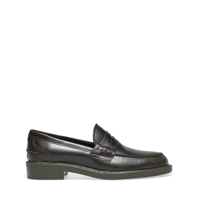 Mocassino college in pelle colorblock | Frau Shoes | Official Online Shop