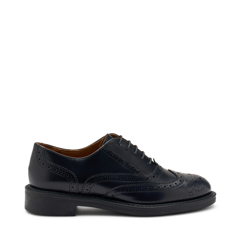 Schnürschuh aus abgeriebenem Leder | Frau Shoes | Official Online Shop