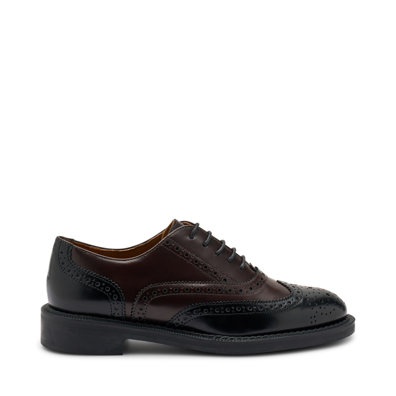 Brushed leather Oxfords | Frau Shoes | Official Online Shop
