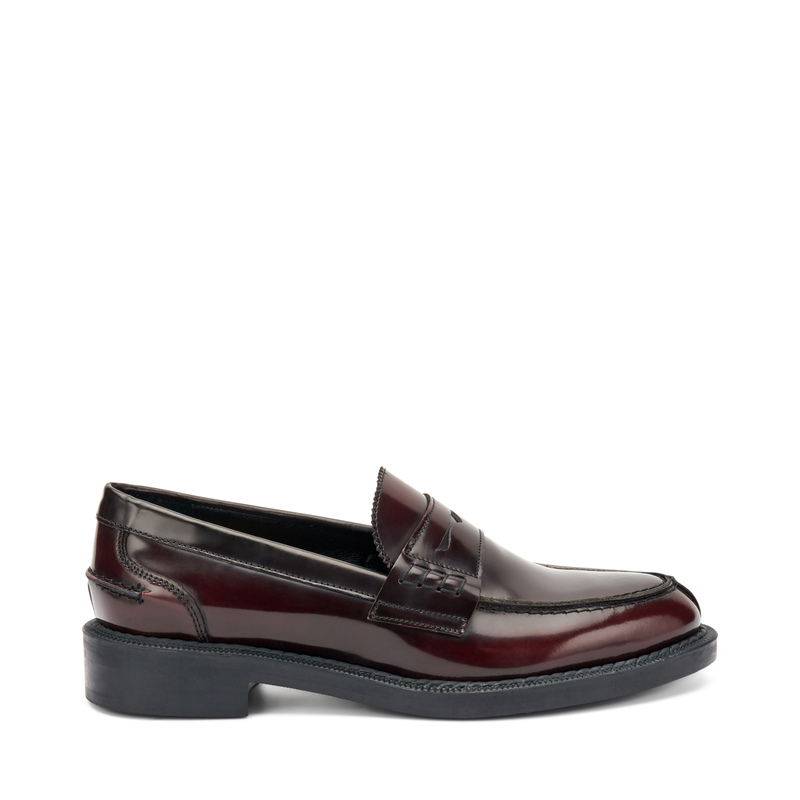Varsity brushed leather loafers | Frau Shoes | Official Online Shop