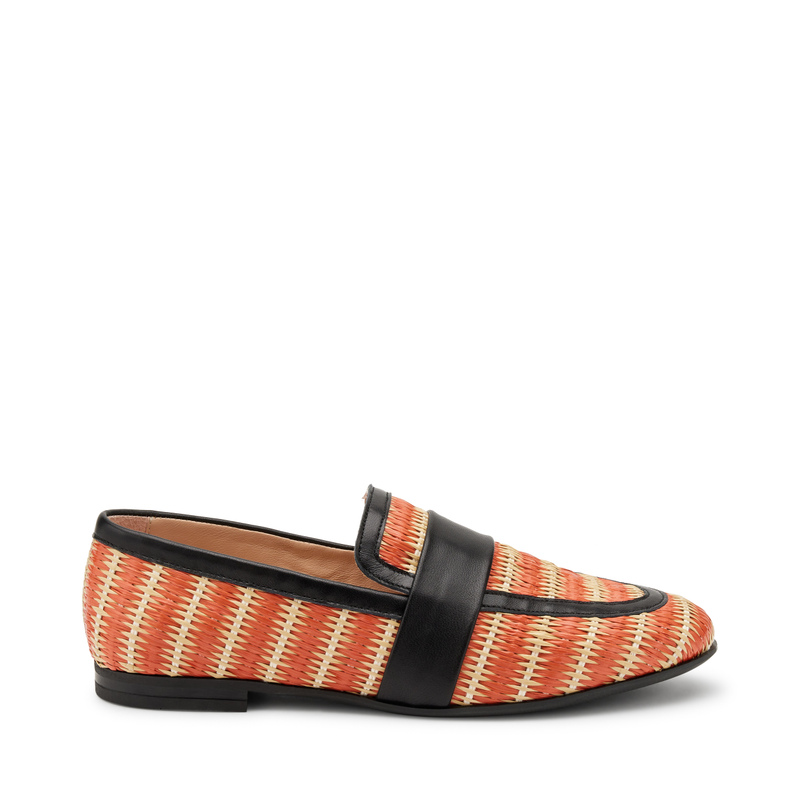 Raffia loafers - Color Block | Frau Shoes | Official Online Shop