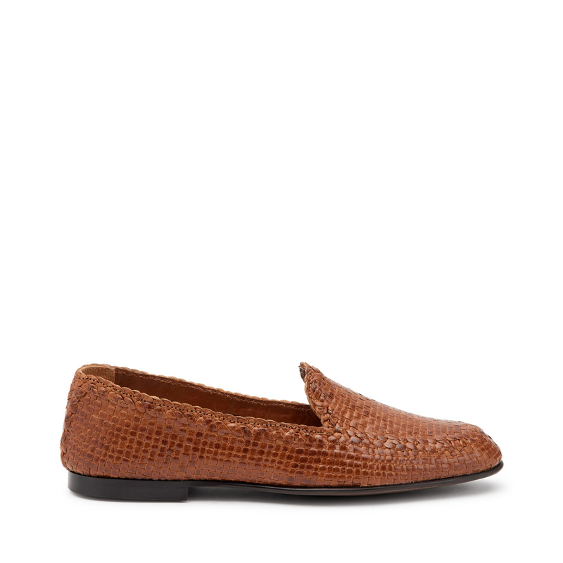 Woven leather loafers - Loafers & Mules | Frau Shoes | Official Online Shop