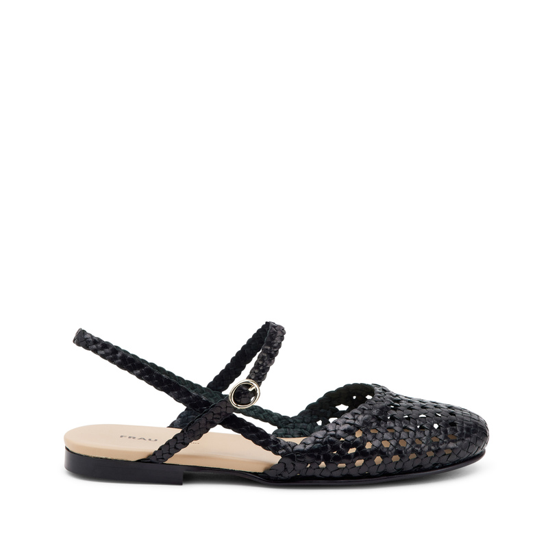 Sandalino slingback in pelle intrecciata | Frau Shoes | Official Online Shop