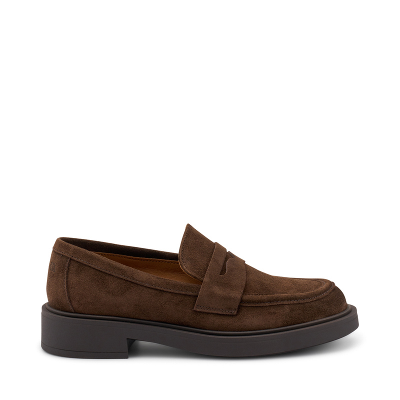 Colour-block loafers with saddle detailing | Frau Shoes | Official Online Shop