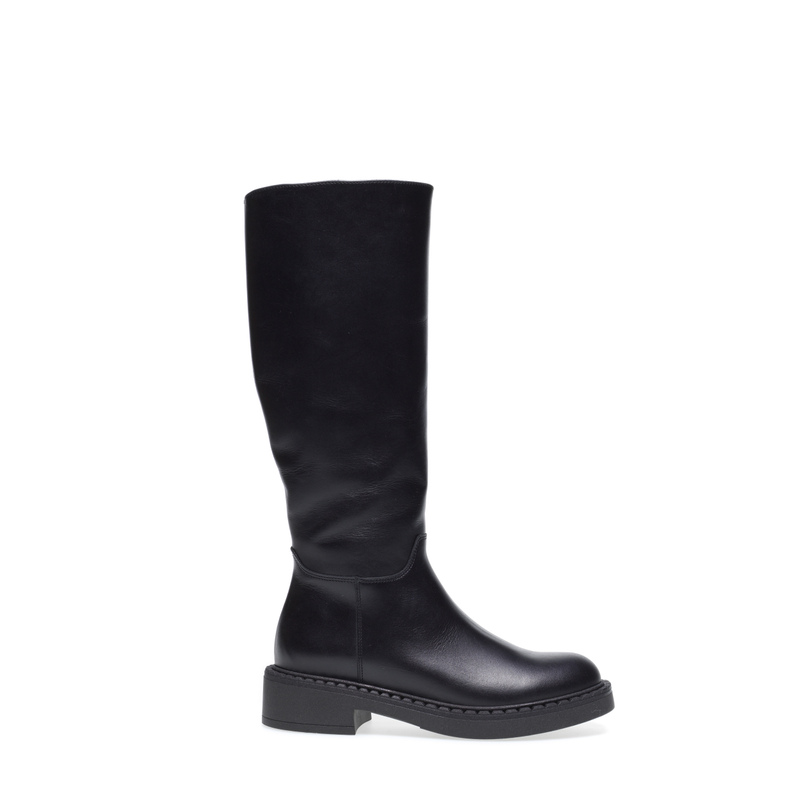 Knee-high boots with chunky sole - Boots | Frau Shoes | Official Online Shop