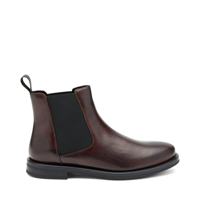 Plain leather Chelsea boots with shaded finish | Frau Shoes | Official Online Shop
