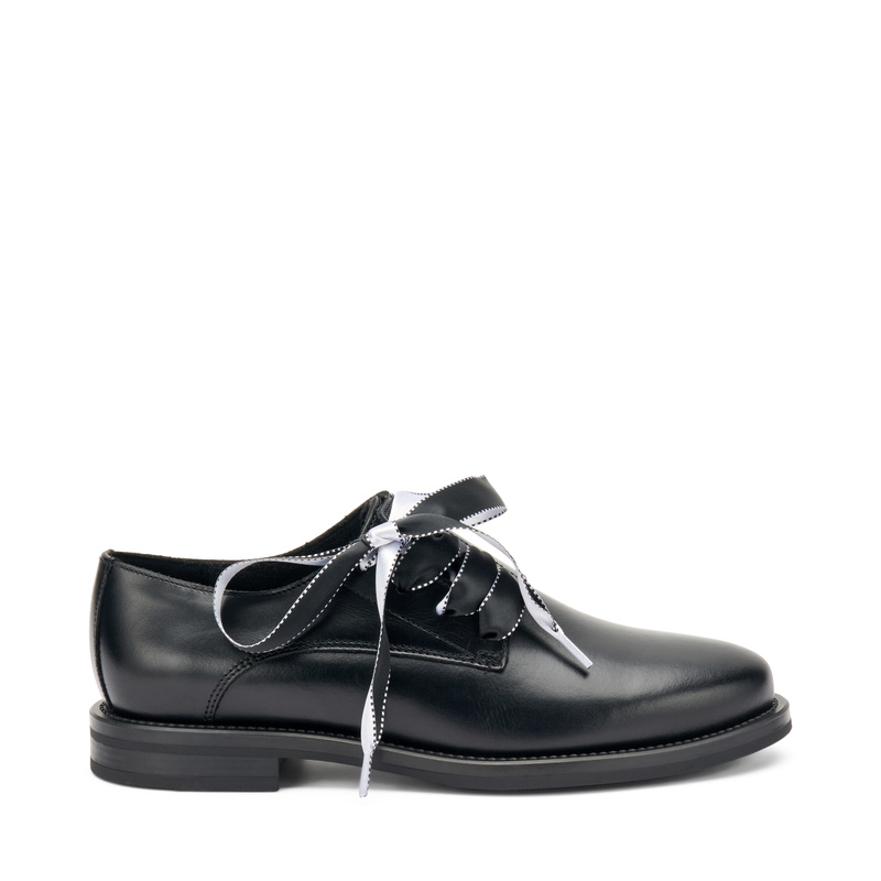 Leather lace-ups with satin laces | Frau Shoes | Official Online Shop