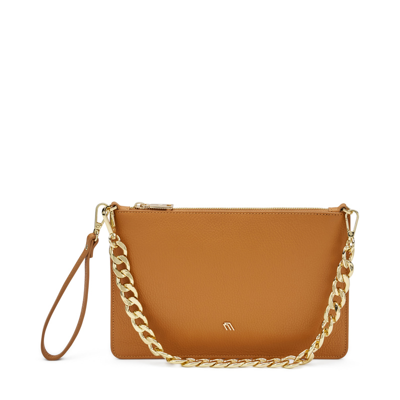 Leather clutch with chain - Bags & Belts | Frau Shoes | Official Online Shop