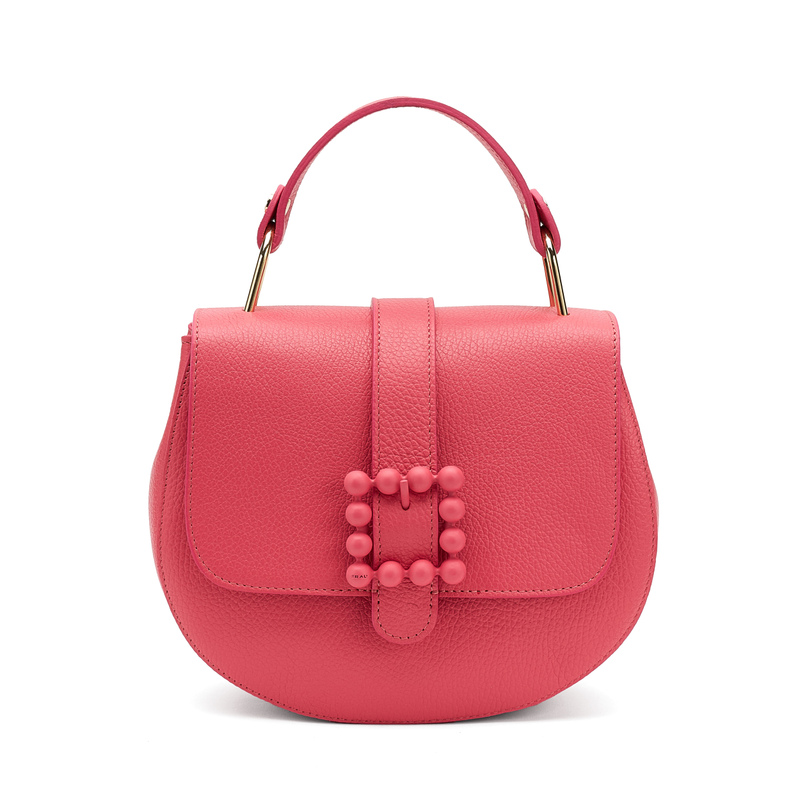 Rigid leather bag with accessory - Bags, Belts & Wallets | Frau Shoes | Official Online Shop