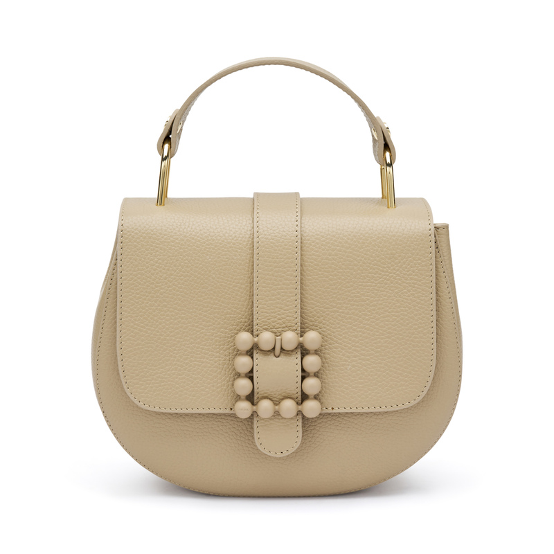 Rigid leather bag with accessory - Bags, Belts & Wallets | Frau Shoes | Official Online Shop
