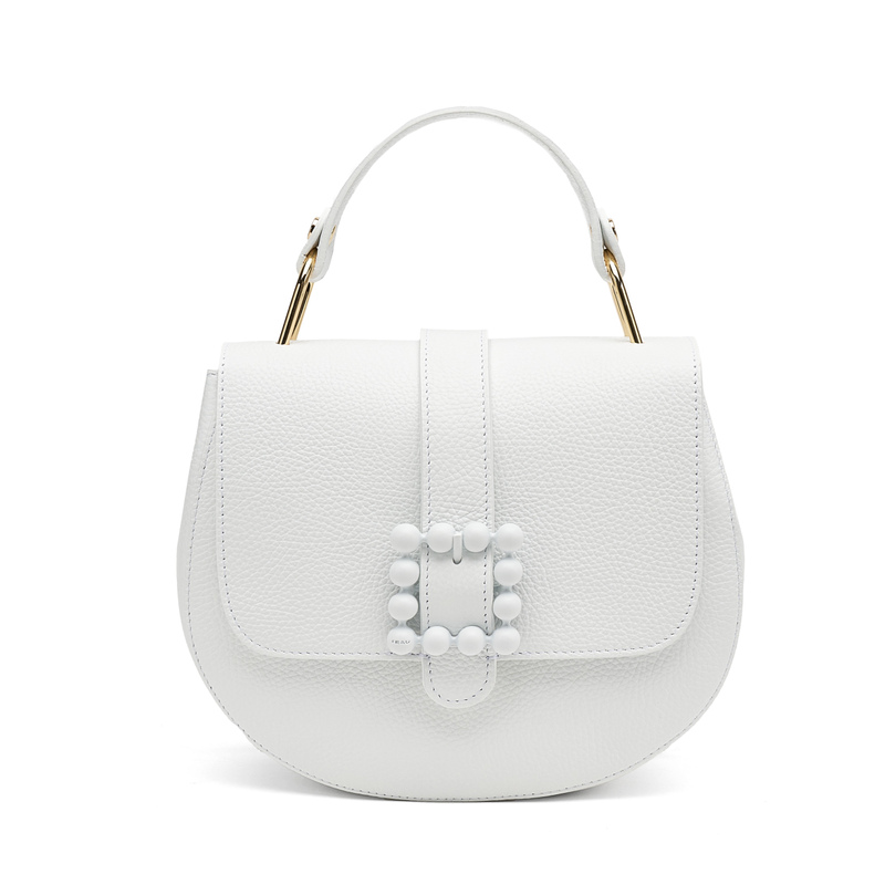 Rigid leather bag with accessory - Bags, Belts & Wallets | Frau Shoes | Official Online Shop