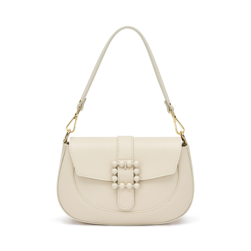 Borsa in pelle con accessorio - Nude Nuances | Frau Shoes | Official Online Shop
