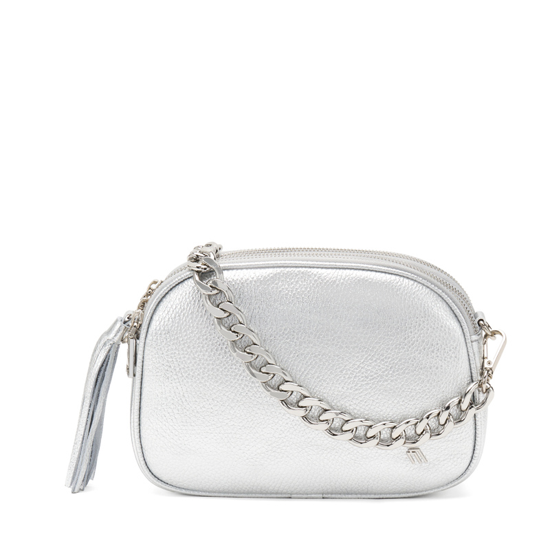 Medium laminated leather bag with chain - Bags, Belts & Wallets | Frau Shoes | Official Online Shop