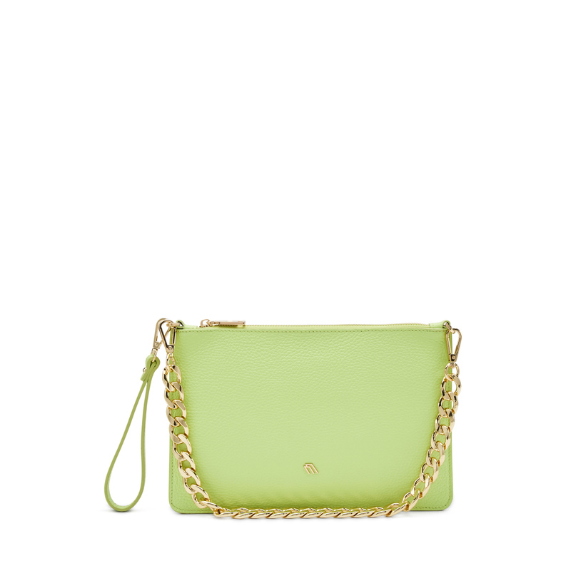 Leather clutch with chain - Bags, Belts & Wallets | Frau Shoes | Official Online Shop