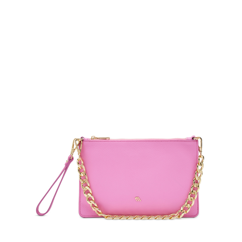 Leather clutch with chain - Bags, Belts & Wallets | Frau Shoes | Official Online Shop